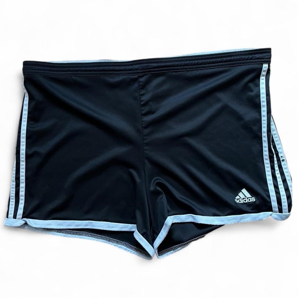 Adidas Women’s Black and White Athletic Shorts Size XL